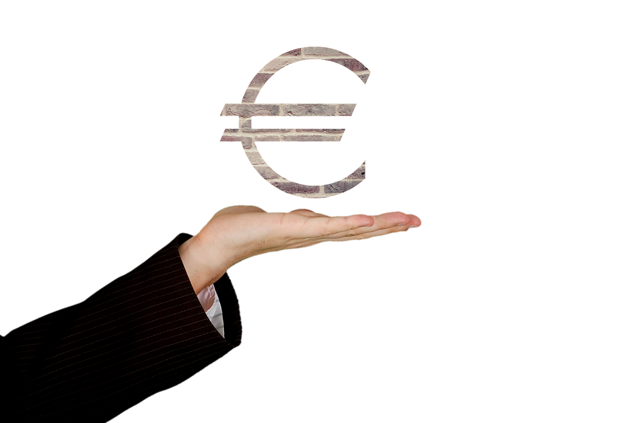 woman with euros
