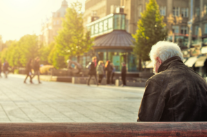 retired man